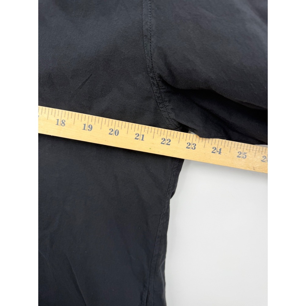 Xirena Boden Dress Womens Large Black Cotton Maxi Button Down Long Sleeve NEW - Picture 7 of 9
